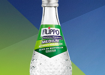Filippo Medium 0,7-Liter-Glasflasche