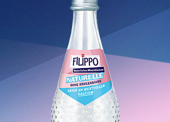 Filippo Naturelle 0,7-Liter-Glasflasche
