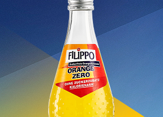 Filippo Orange Zero 0,7-Liter-Glasflasche