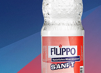 Filippo Sanft 0,7-Liter-Glasflasche