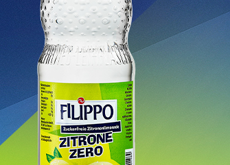 Filippo Zitrone Zero 0,7-Liter-Glasflasche