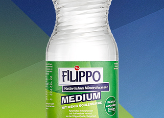 Filippo Medium 1,0-Liter-PET-Flasche