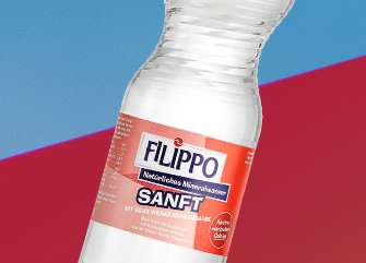 Filippo sanft 1,0-Liter-PET-Flasche